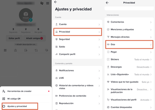 como activar la función de duo en tus videos de tiktok paso 4